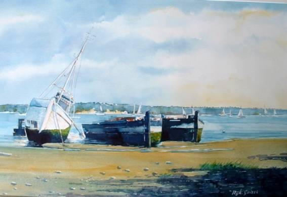 567x389 Rijk Grisel Marine Watercolor Artist - Marine Watercolor