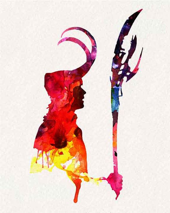570x713 Marvel Movie Poster - Marvel Watercolor