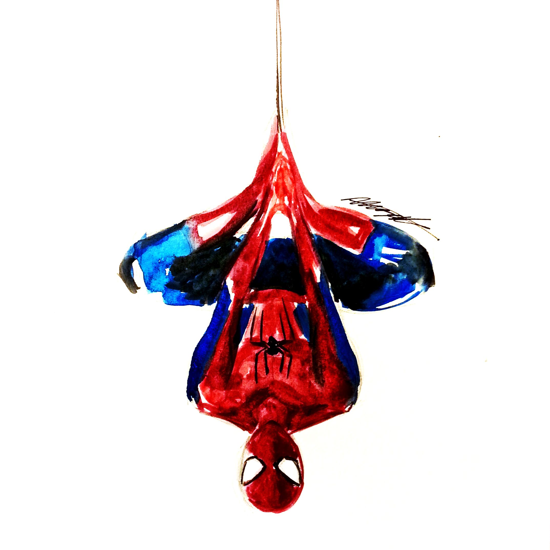 2148x2148 My Watercolor Art Of Spider Man! - Marvel Watercolor