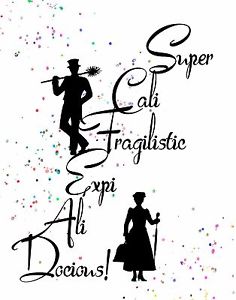 236x300 Watercolor Pop Art Print Mary Poppins Quote Supercalifragilistic - Mary Poppins Watercolor
