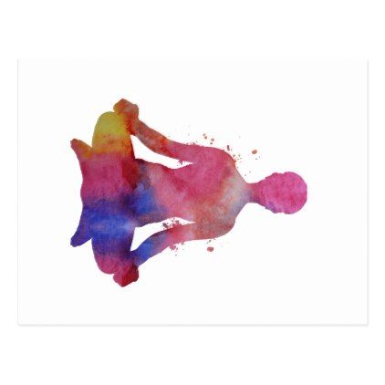 422x422 Meditation Postcard - Meditation Watercolor