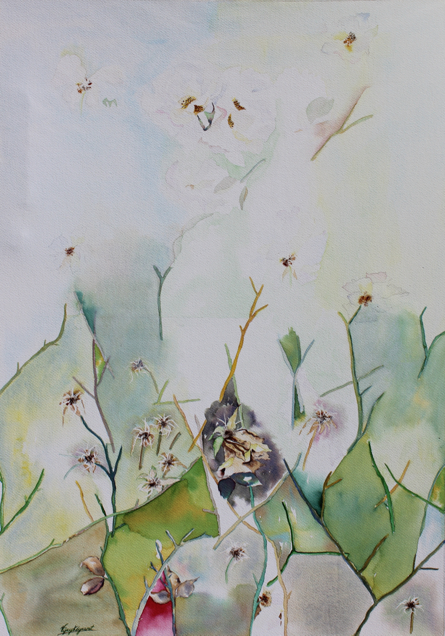 897x1280 Watercolor Paintings - Meditation Watercolor