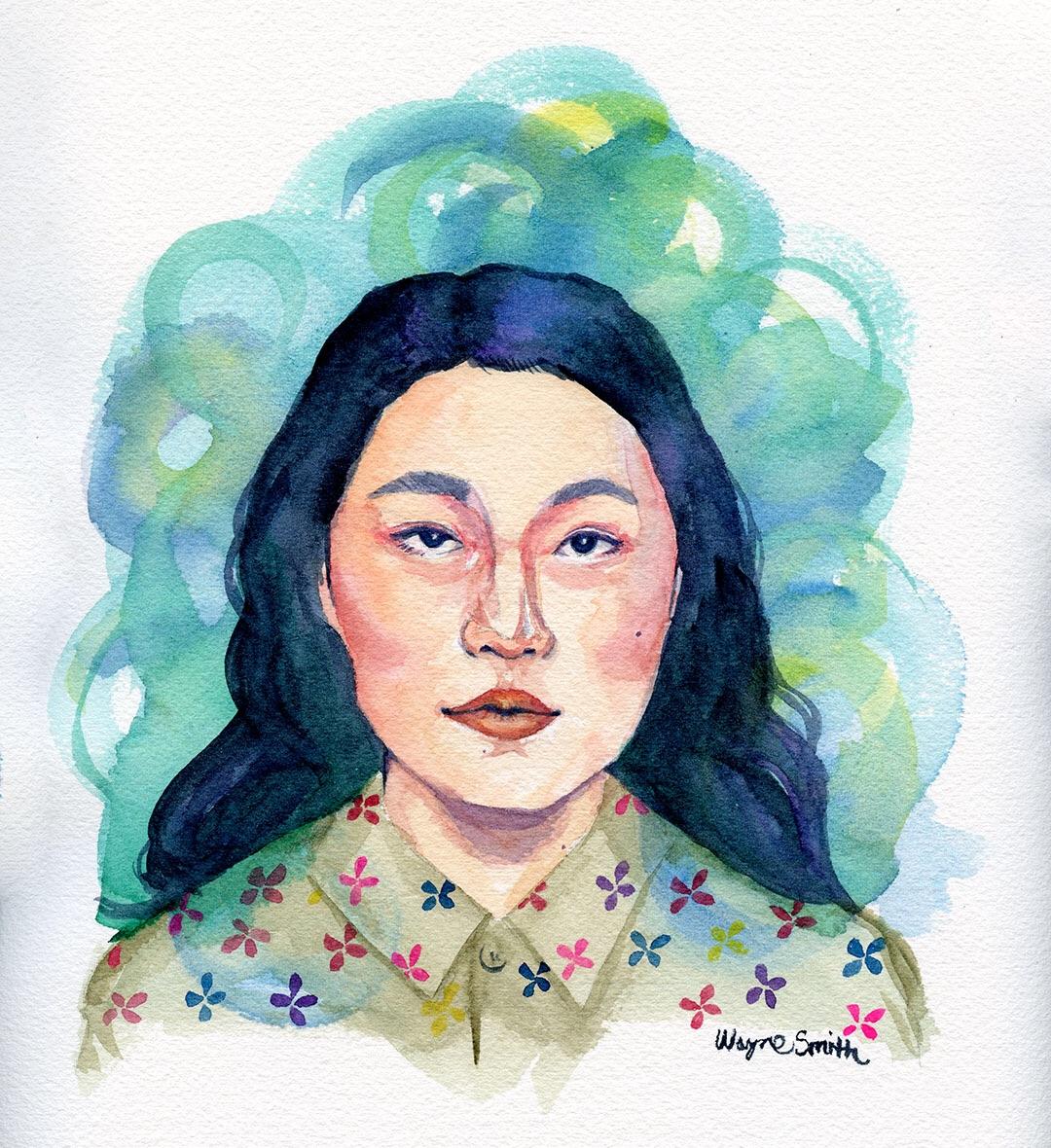 1080x1180 Medusa Watercolor - Medusa Watercolor