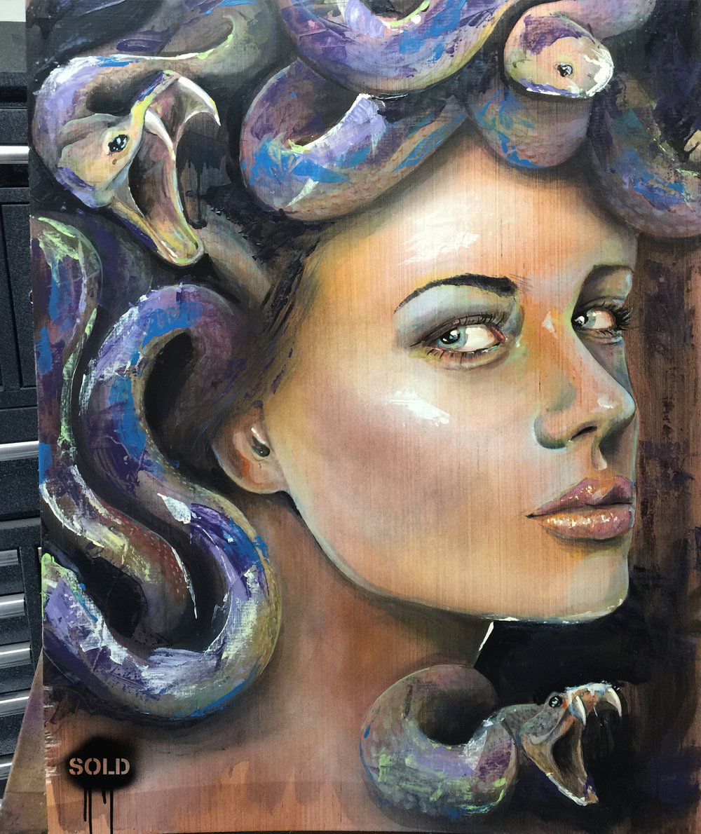 1000x1190 Medusa Badams Gallery - Medusa Watercolor