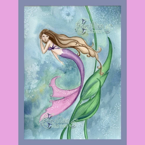 600x600 Mermaid Paintings - Mermaid Paintings Watercolor