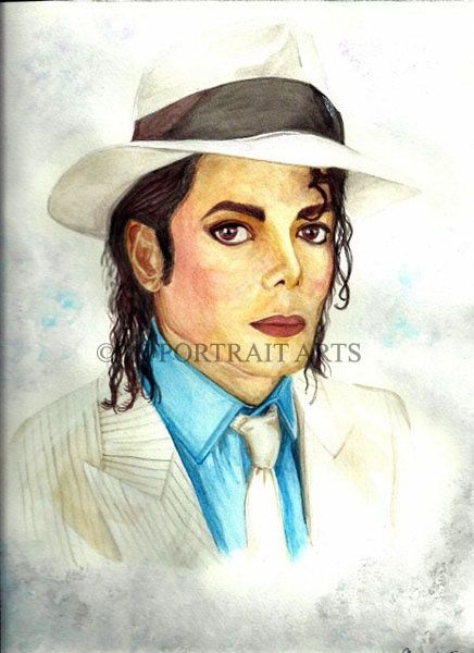 436x600 Michael Jackson - Michael Jackson Watercolor