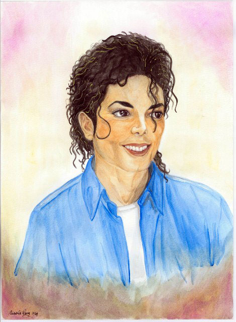 470x640 Michael Jackson - Michael Jackson Watercolor
