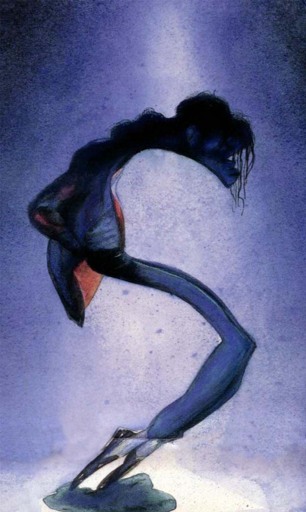 613x1024 Michael Jackson Steve Brodner - Michael Jackson Watercolor