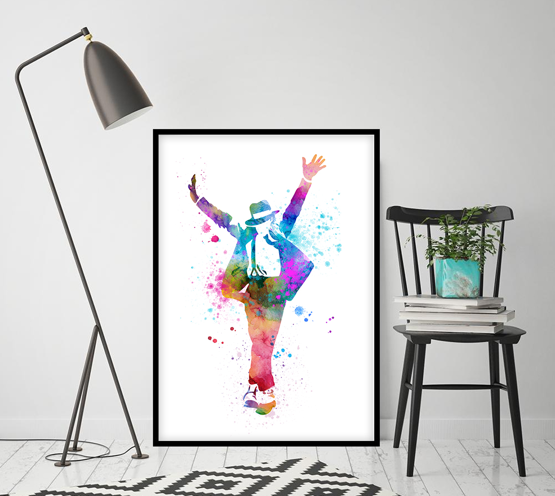 1119x1001 Michael Jackson Poster, Michael Jackson Print Watercolor Art - Michael Jackson Watercolor