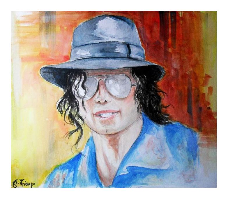 783x682 Michael Jackson Watercolor By Giuseppefiengoart - Michael Jackson Watercolor