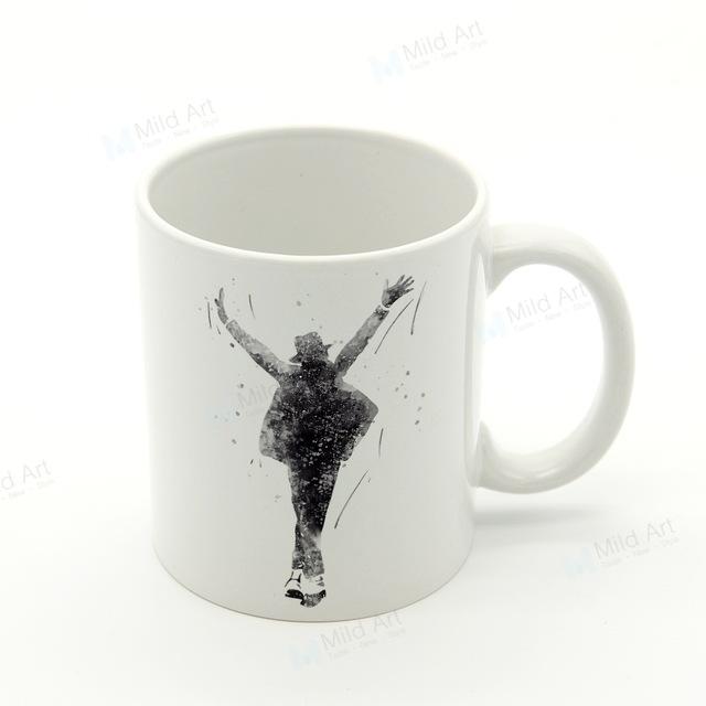 640x640 Watercolor Superstar Michael Jackson Mj Dance Figure Pop Music - Michael Jackson Watercolor