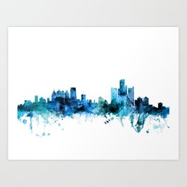 264x264 Michigan Watercolor Art Prints Society6 - Michigan Watercolor