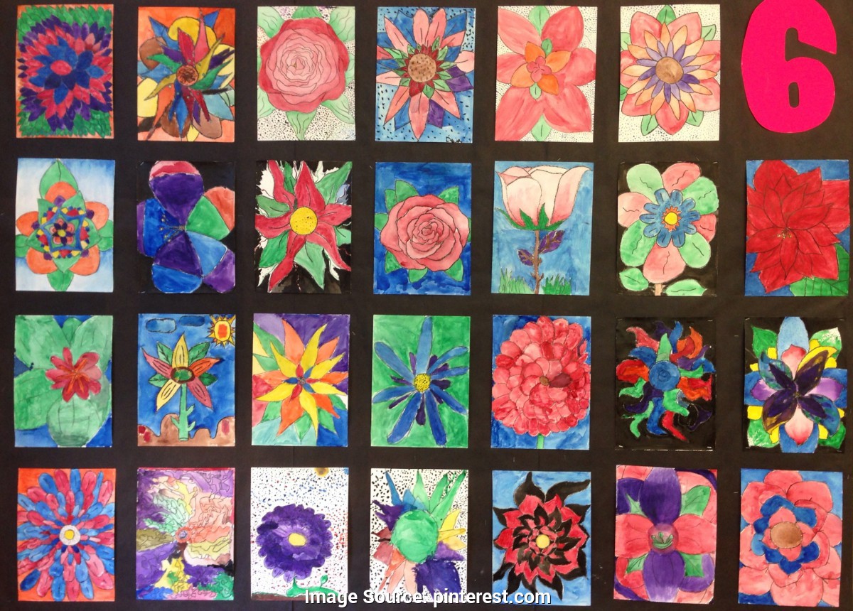 1200x860 Special Middle School Art Ideas Flower Watercolor Paintings - Middle School Watercolor