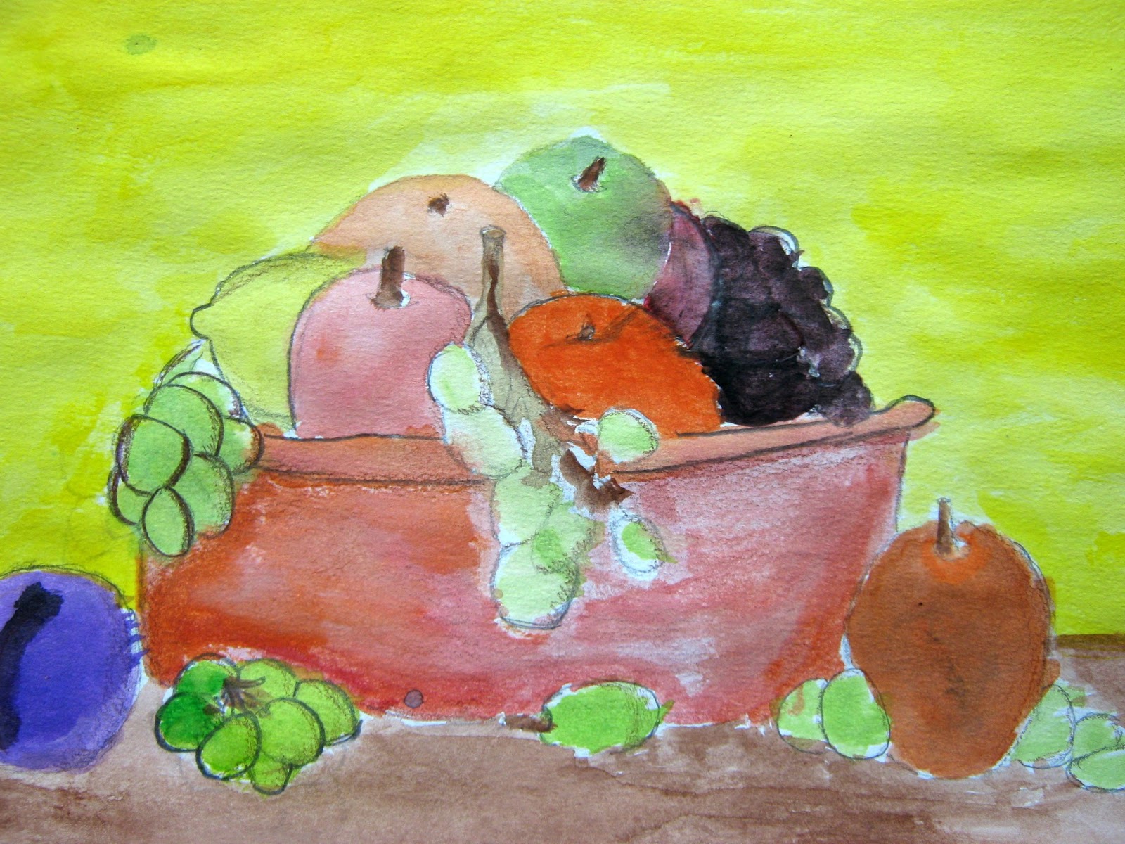 1600x1200 Art In The Middleschool Still Life - Middle School Watercolor