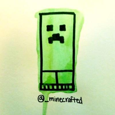 400x400 Paintampplay On Twitter This Is Gonna Be Fun - Minecraft Watercolor