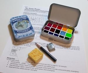 300x250 Mini Watercolor Palette - Mini Watercolor