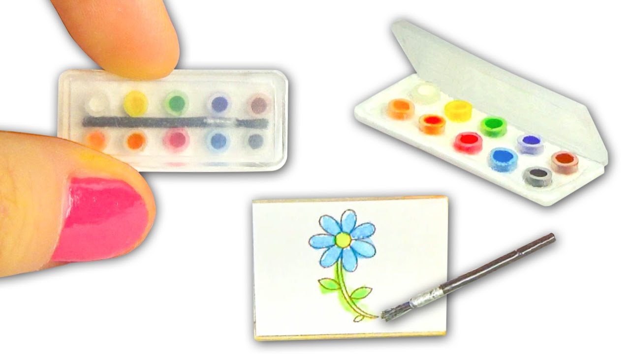 1280x720 Miniature Watercolor Set Diy (Actually Works!) - Mini Watercolor