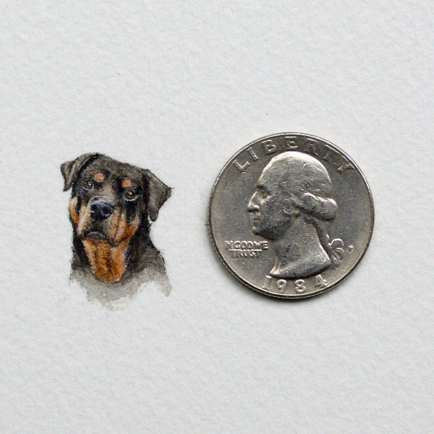 880x880 Miniature Watercolor Paintings - Miniature Watercolor Paintings