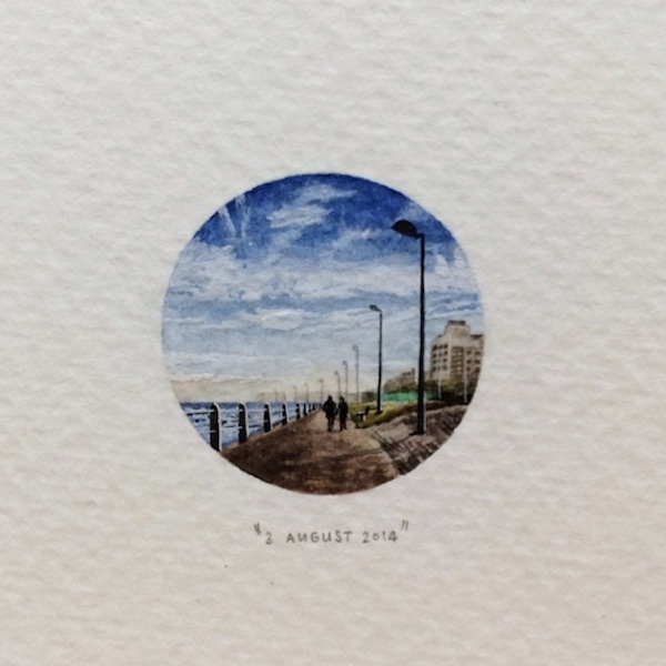 600x600 Postcards For Miniature Watercolor Paintings By Lorraine - Miniature Watercolor Paintings