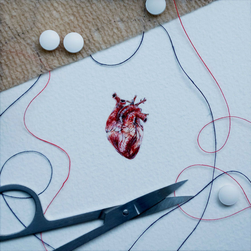 880x878 Miniature Paintings Rachel Beltz008 - Miniature Watercolor Paintings