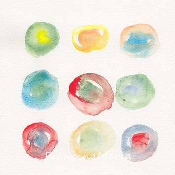 354x354 Minimal Watercolor Painting Art Abstract - Modern Abstract Watercolor Paintings