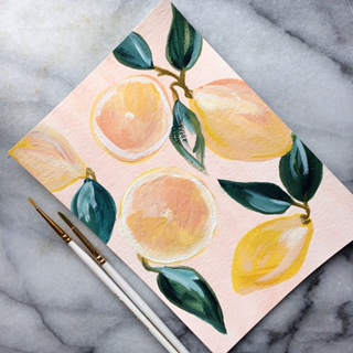 320x320 Modern Watercolor Class, A Summer - Modern Watercolor