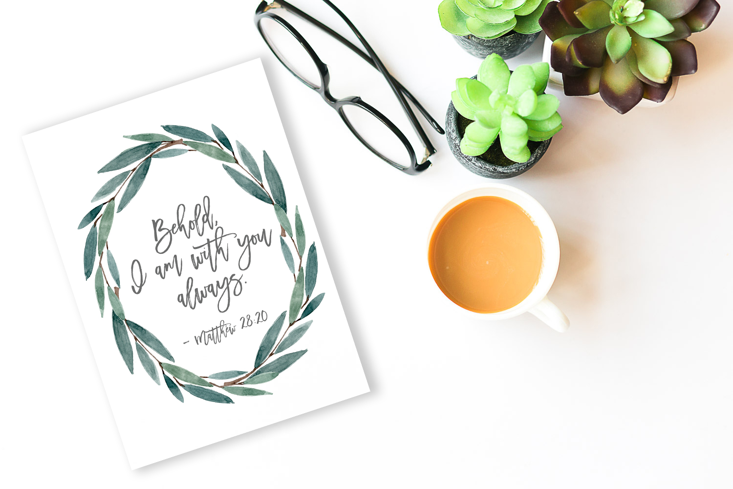 1500x1000 Modern Watercolor Leaves Clipart For Wedding Invitations, Logos Amp More - Modern Watercolor Art