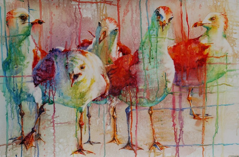 800x525 Photos Modern Watercolor Painting, - Modern Watercolor Art