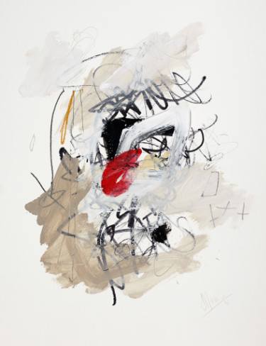 375x488 Smoke Pile Drawing By Sander Steins Saatchi Art - Modern Watercolor Art