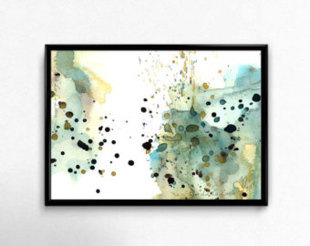 340x270 Watercolor Paintings Etsy Ca - Modern Watercolor Art