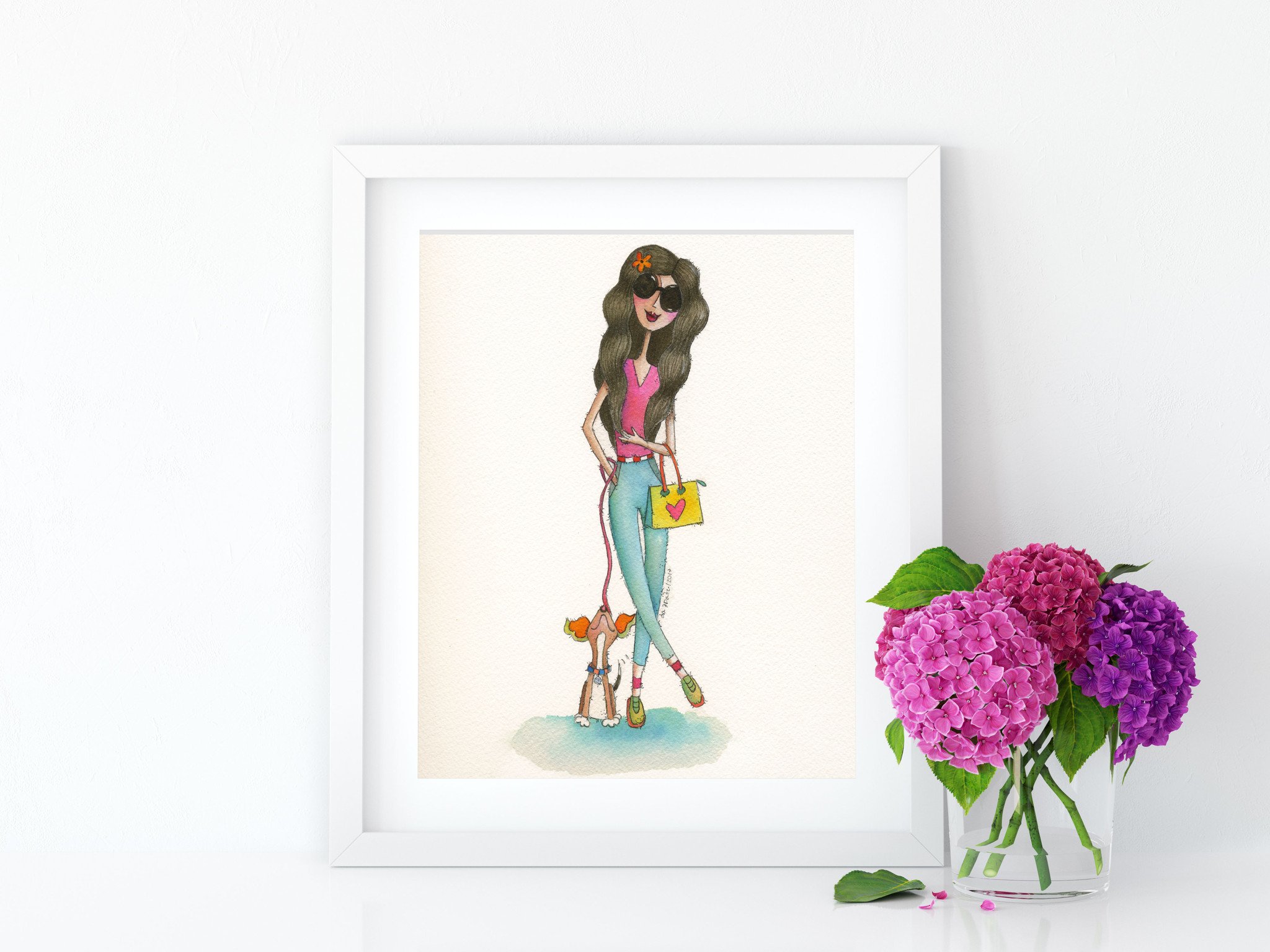 2048x1536 Dog Mom Watercolor On Paper Sold - Mom Watercolor