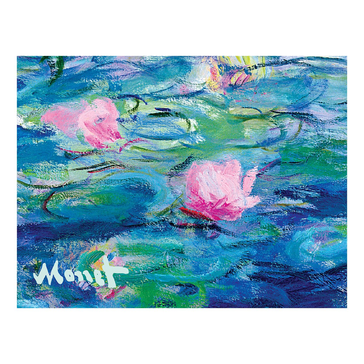 1251x1251 Monet Waterlilies Portfolio Notes - Monet Watercolor