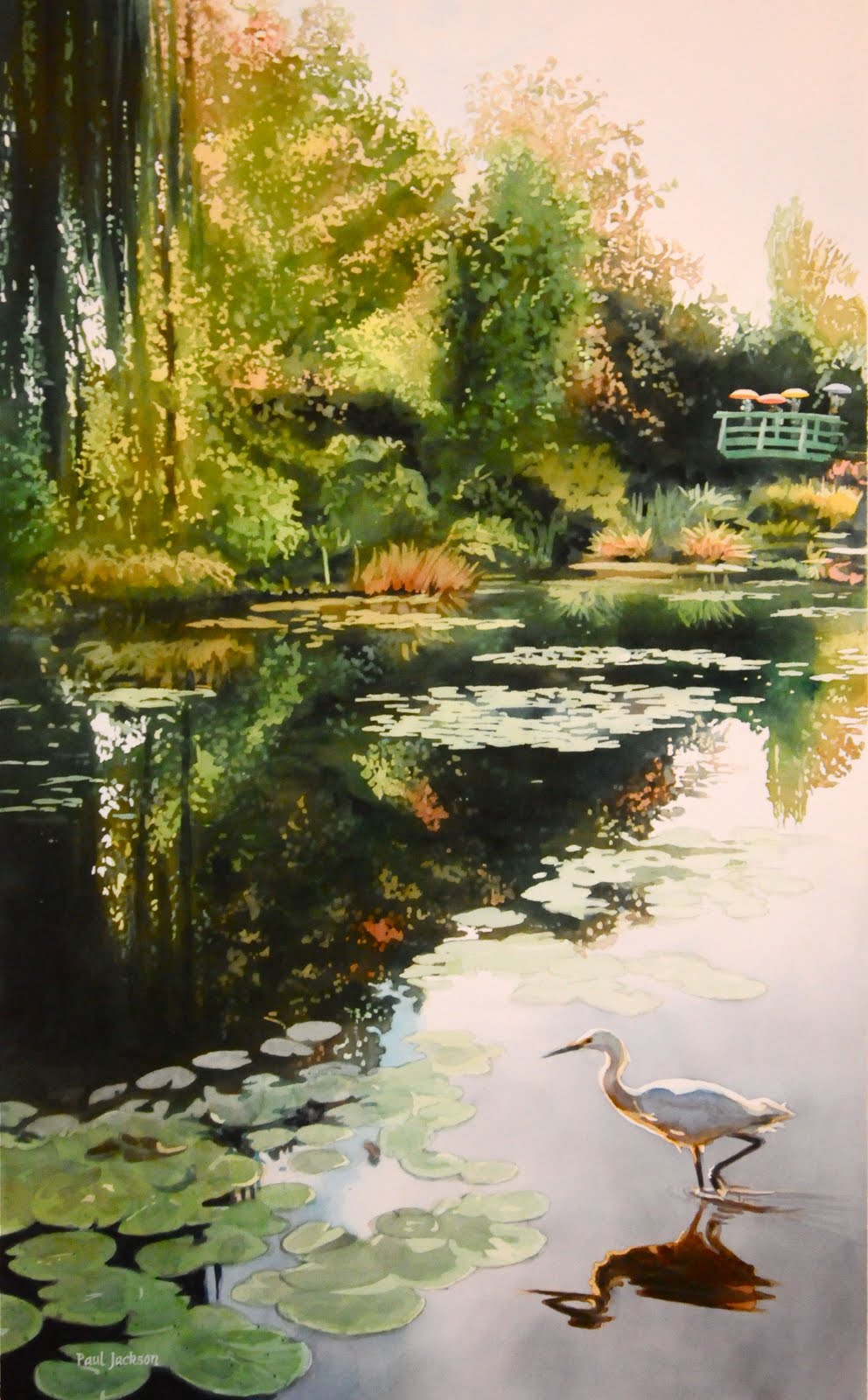 992x1600 Stalking Monet - Monet Watercolor