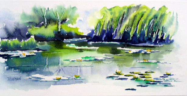 614x315 Watercolor Class With Tom Tiedeman - Monet Watercolor