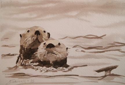 432x296 The Art House Monochromatic Watercolor - Monochromatic Watercolor