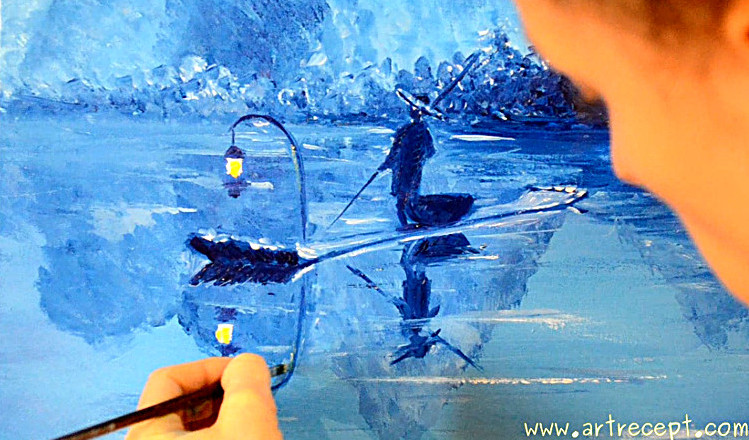 749x440 How To Paint Monochromatic With Oil, Free Art Lesson For Beginner - Monochromatic Watercolor Paintings