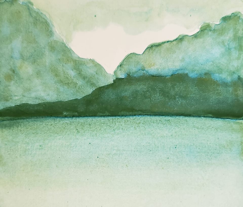 960x818 ~ Watercolor Painting Amp Sketching Gallery - Monochromatic Watercolor Paintings