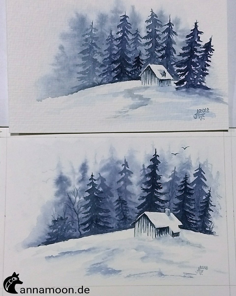 960x1200 Annett Zander On Twitter - Monochrome Watercolor