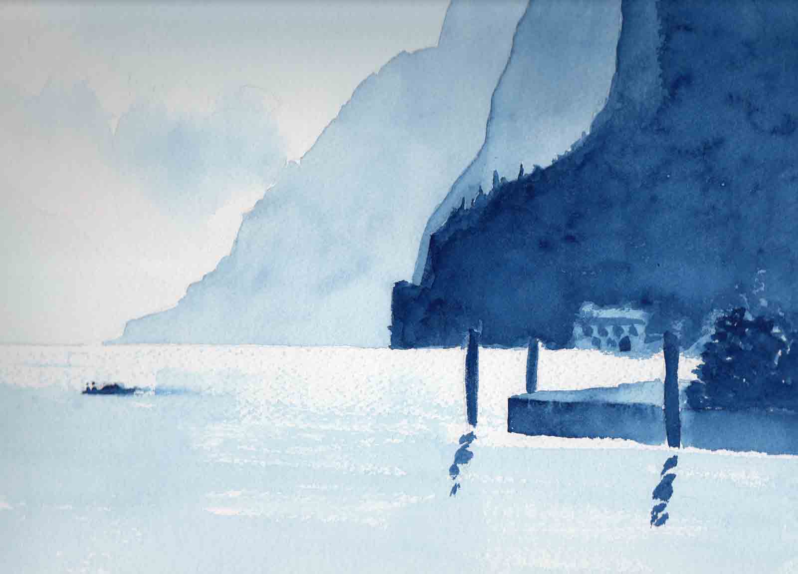 1600x1150 Captelaine 100 Landscapes - Monochrome Watercolor