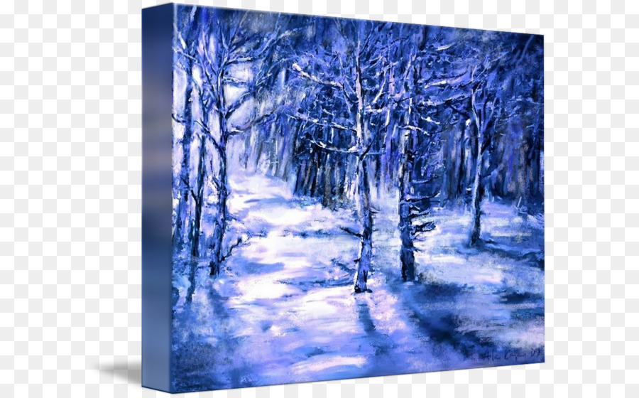 900x560 Watercolor Painting Acrylic Paint Woodland - Moonlight Watercolor