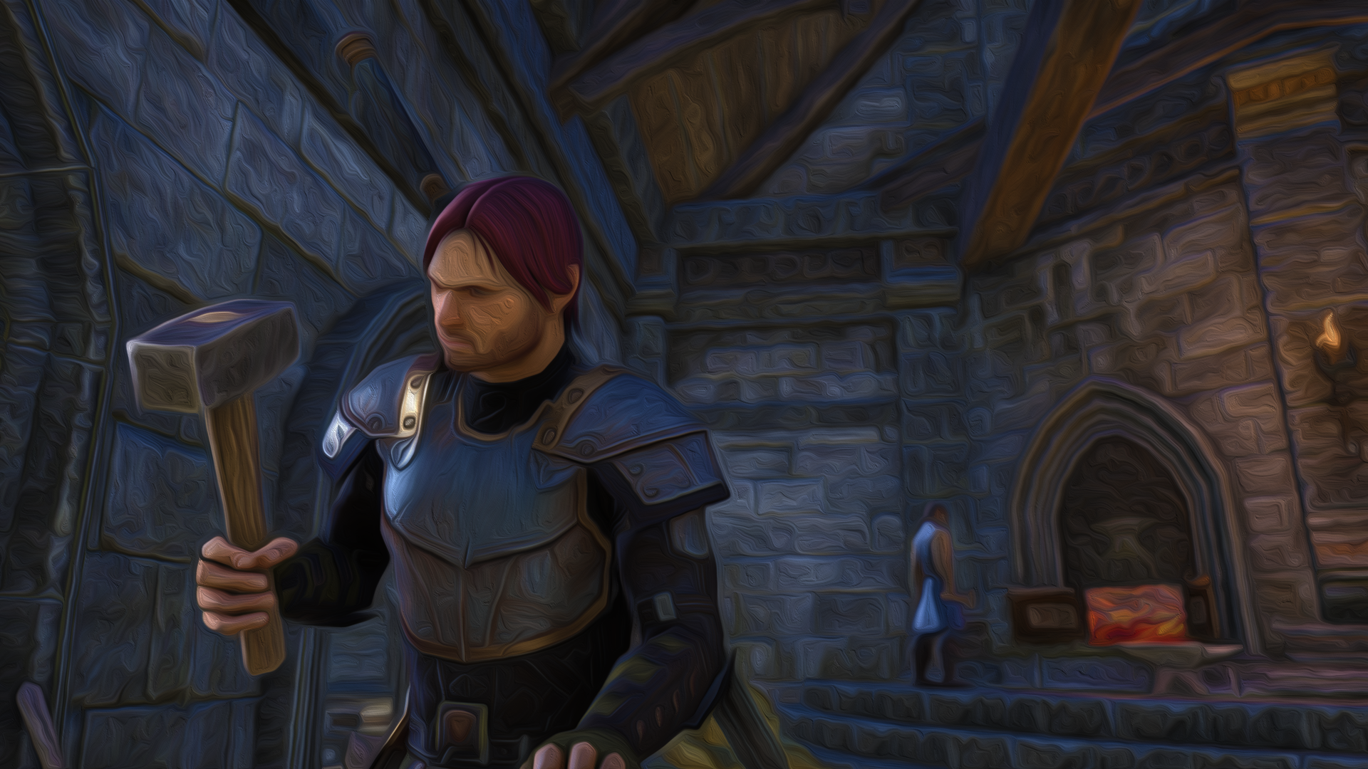 1920x1080 How About A Screenshot Show Off Post Your Best Screenshots - Morrowind Watercolor