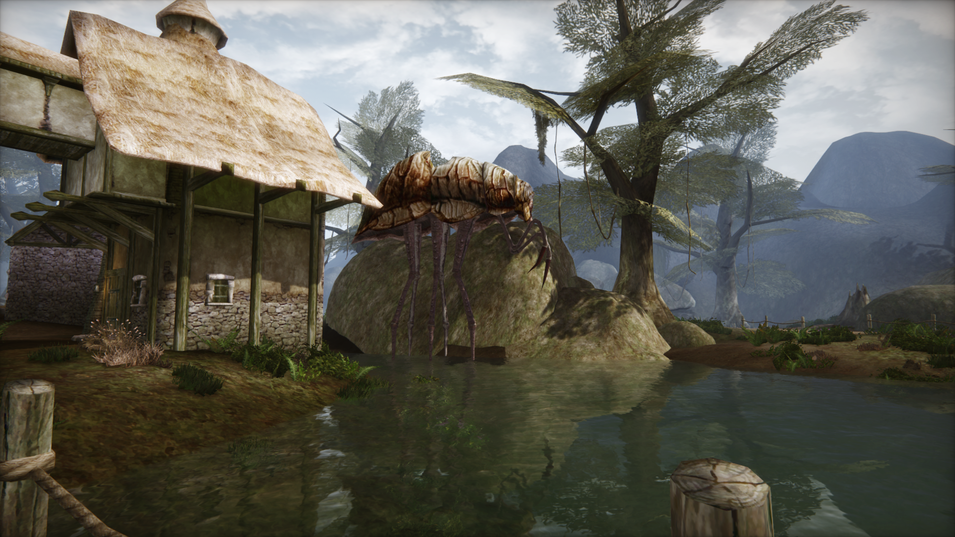 1920x1080 Watercolor Mod + Step Shaders. Thoughts Morrowind - Morrowind Watercolor