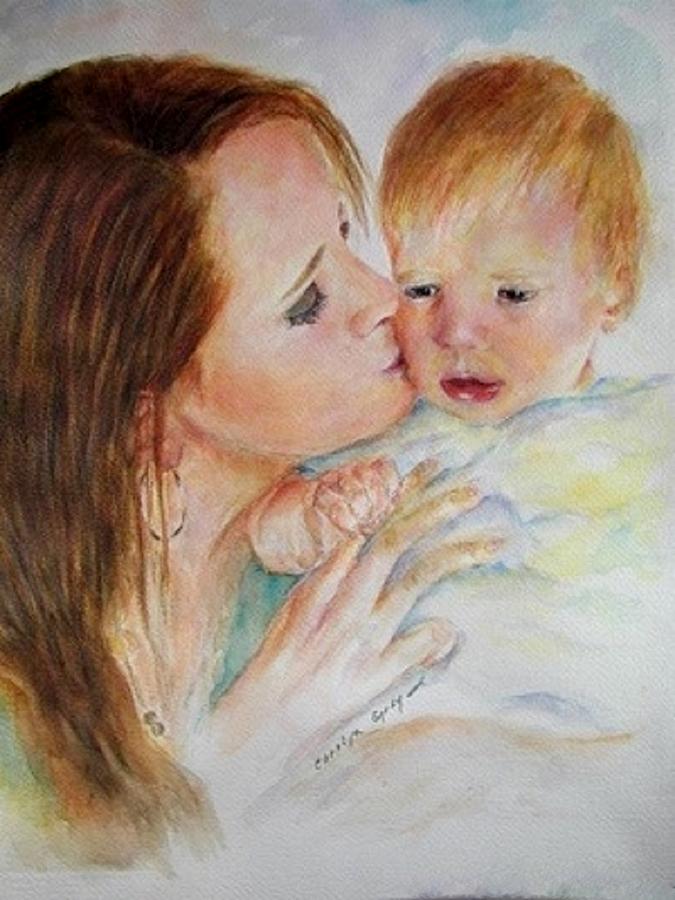 675x900 Mother - Mother And Child Watercolor