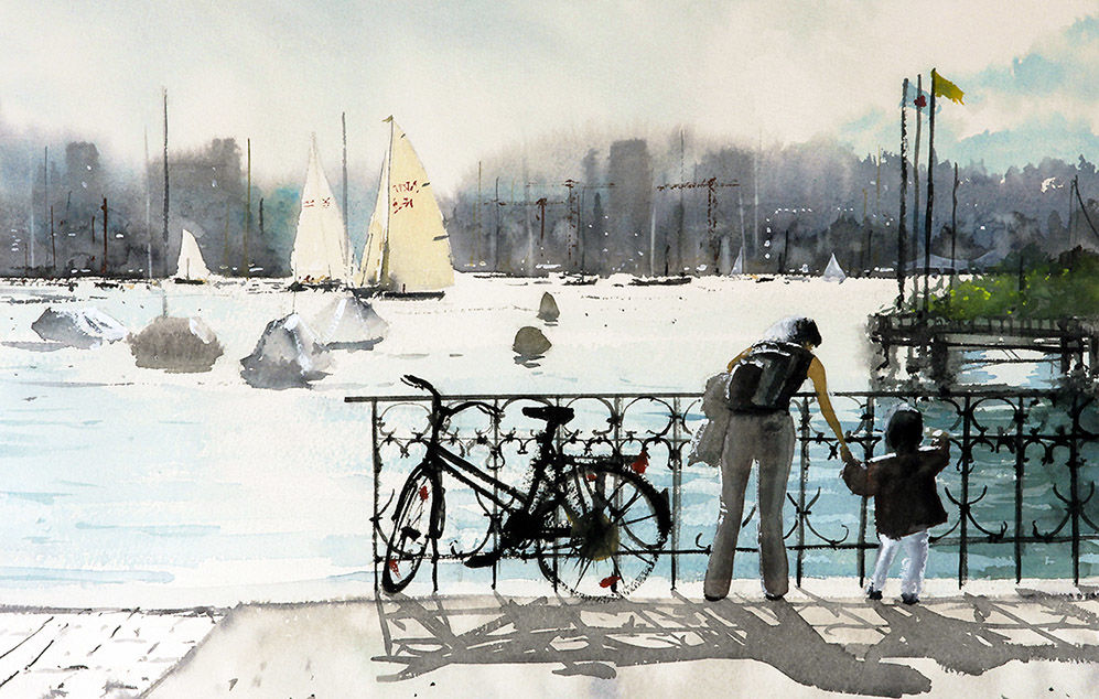 997x634 Mother And Daughter - Mother Daughter Watercolor