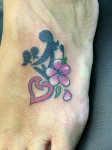 224x298 Tattoo Ideas Mother And Son Idea Pictures New So Happy With This - Mother Daughter Watercolor Tattoos