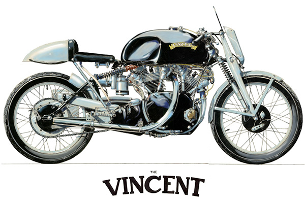 600x396 Motorcycle Illustrations On Behance - Motorcycle Watercolor