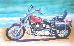 236x147 American Chopper By ~greegw Awesome Rides - Motorcycle Watercolor
