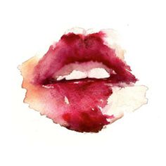 236x236 7 Best Watercolor Lips Images Abstract Art - Mouth Watercolor