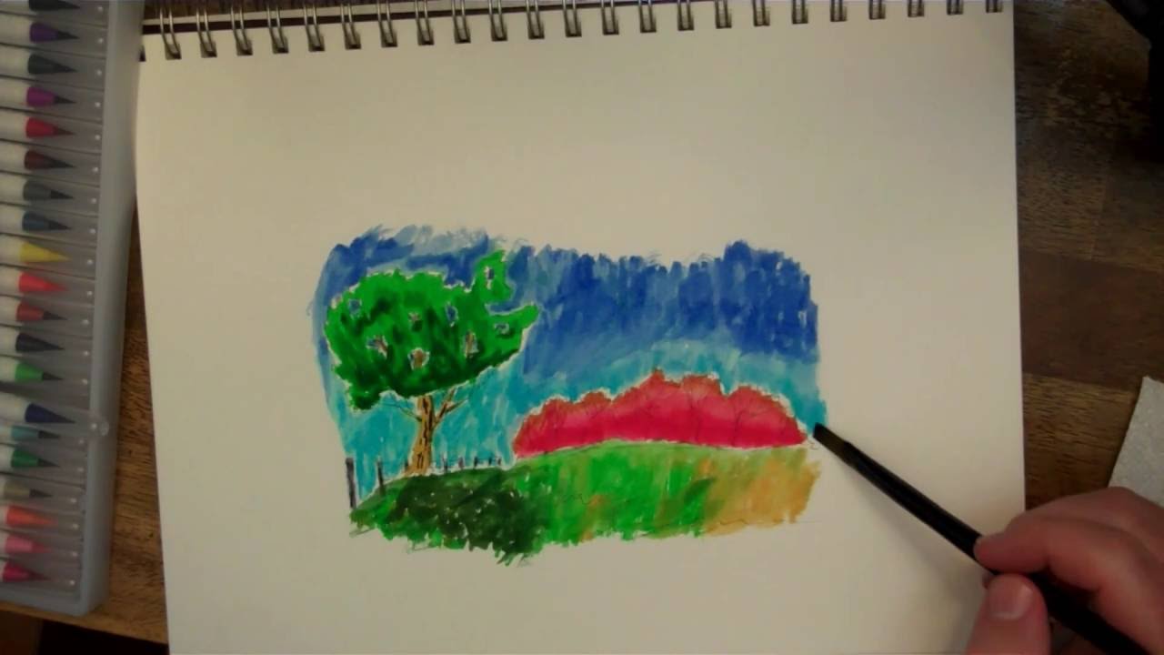 1280x720 Mozart Brush Pen Review And Speed Painting - Mozart Watercolor