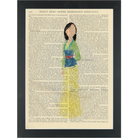 570x570 Princess Mulan Watercolor Girls Bedroom Dictionary Art Print - Mulan Watercolor